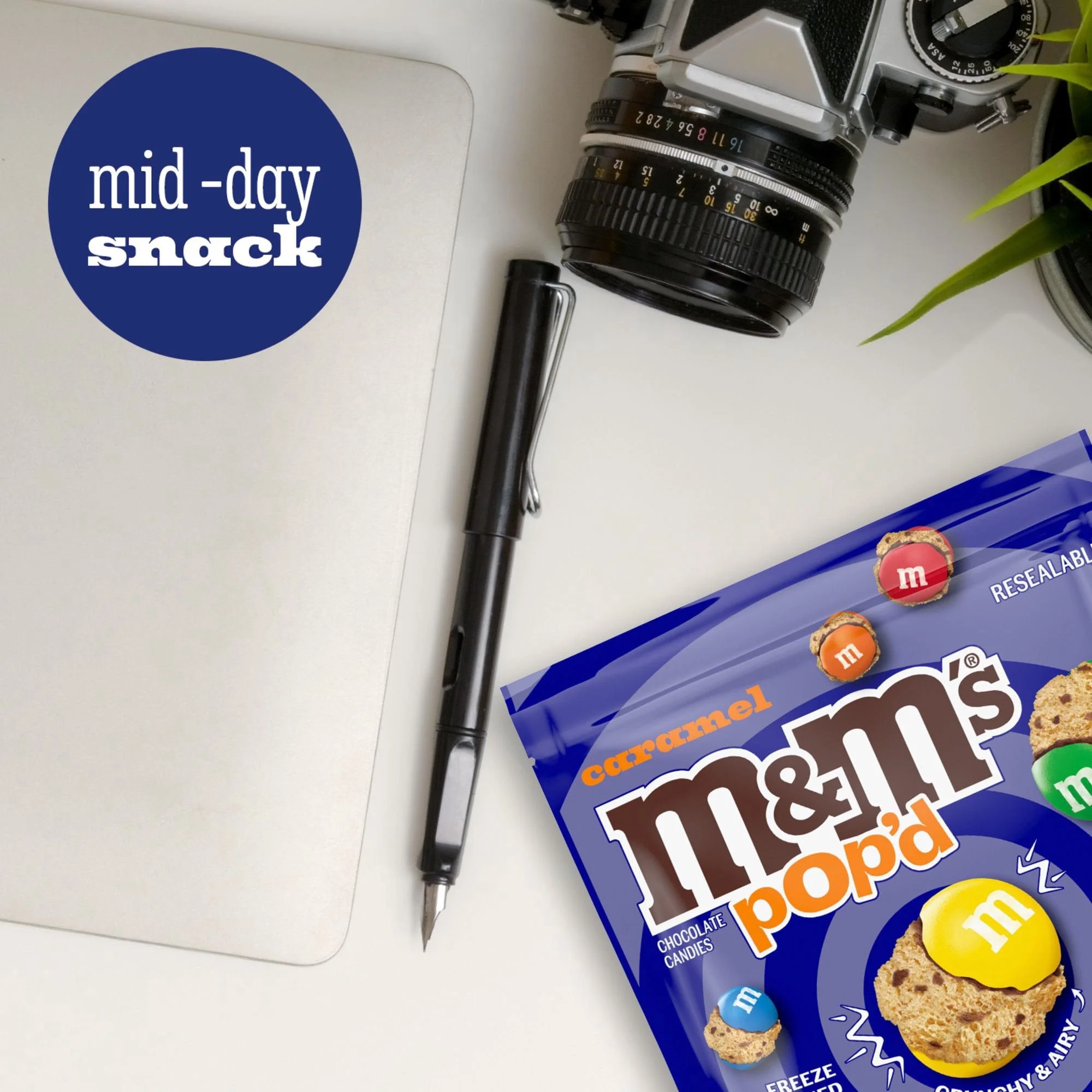 M&M'S Pop'd Caramel Chocolate Crunchy Candy, 19 oz. — view 6