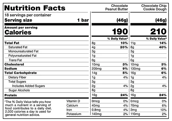 Chef Robert Irvine's FITCRUNCH High Protein Baked Bars, Variety Pack 18 ct. — view 6