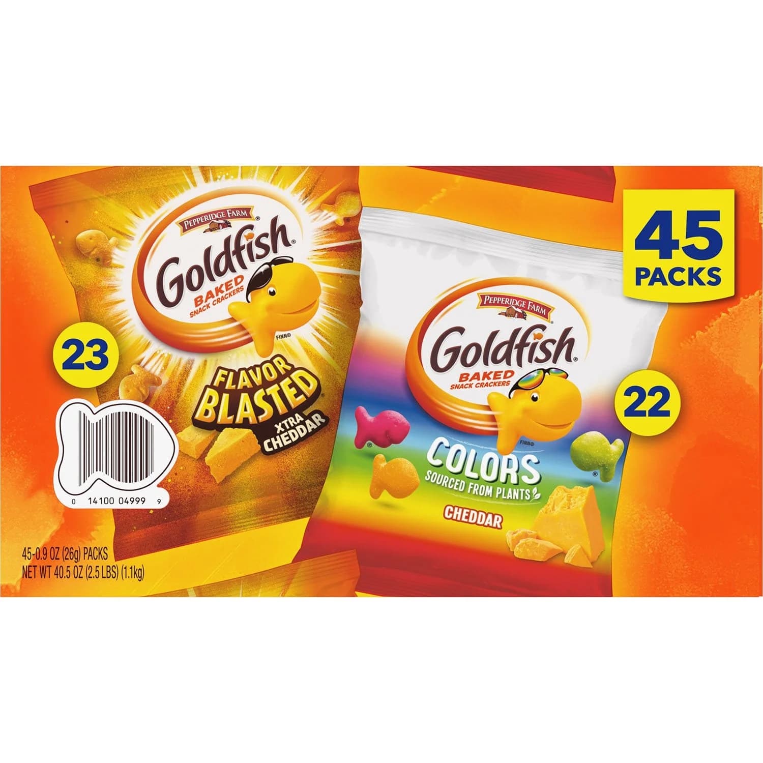 Pepperidge Farm Variety Pack Goldfish, 0.9 oz., 45 pk. — view 5