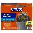 Hefty Ultra Strong Drawstring Trash Bags, Unscented 33 gal., 90 ct.