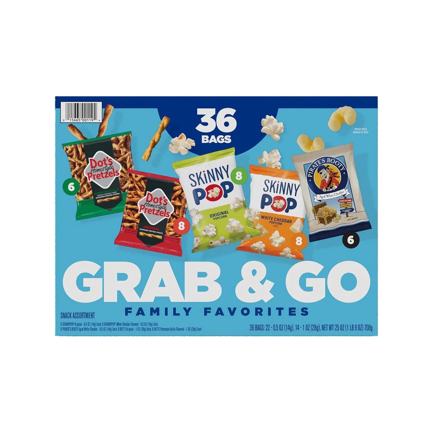 Hershey's Family Favorites Mix, Variety Pack Snacks, 36 pk.