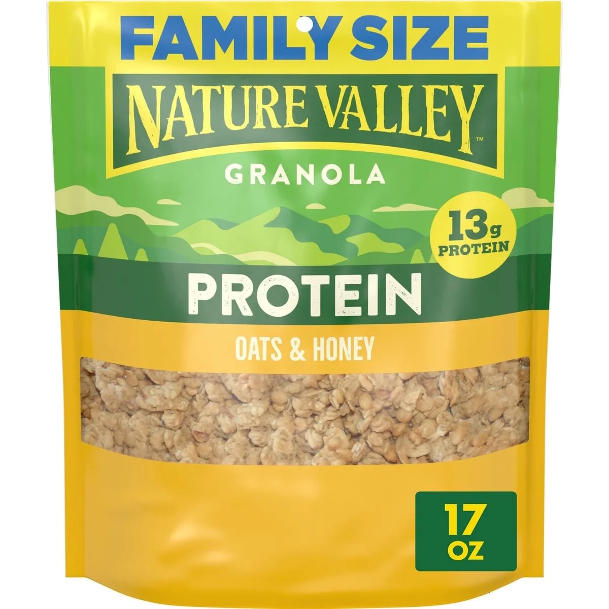 2X - Nature Valley Protein Granola Oats Honey Family Size Cereal - 17oz