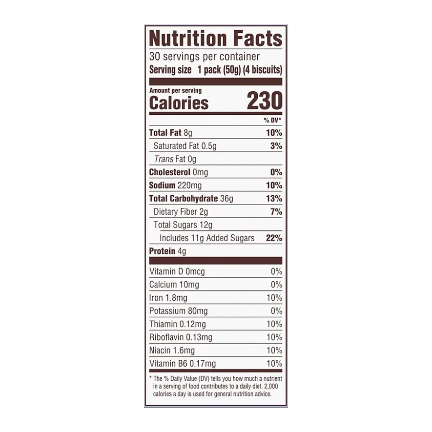 Belvita Blueberry Biscuits, 1.76 Ounce (Pack of 30) — view 4
