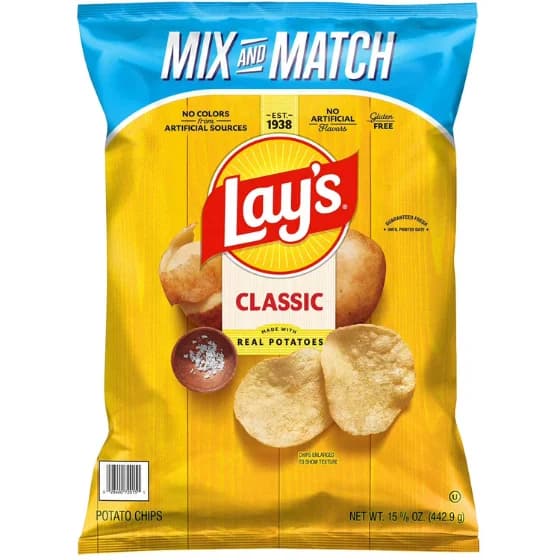 Lay's Classic Potato Chips, 15.625 oz. ( New Edition ) — view 5