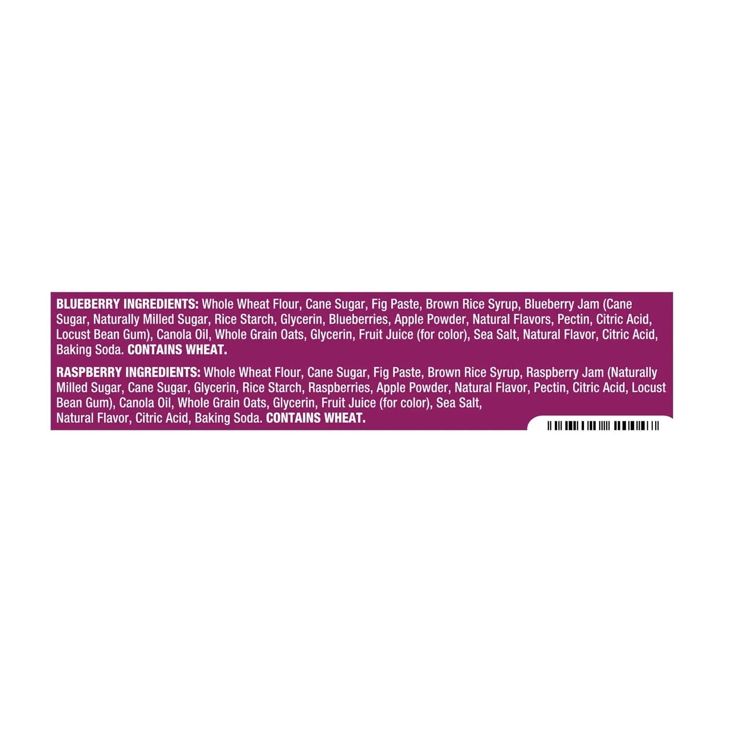 Nature's Bakery Fig Bars Variety Pack, Blueberry and Raspberry (2 oz., 32 ct.) — view 4