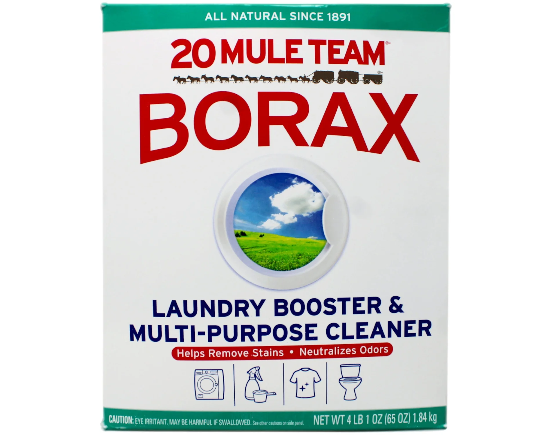 Borax 20 Mule Team Detergent Booster, 65 Oz