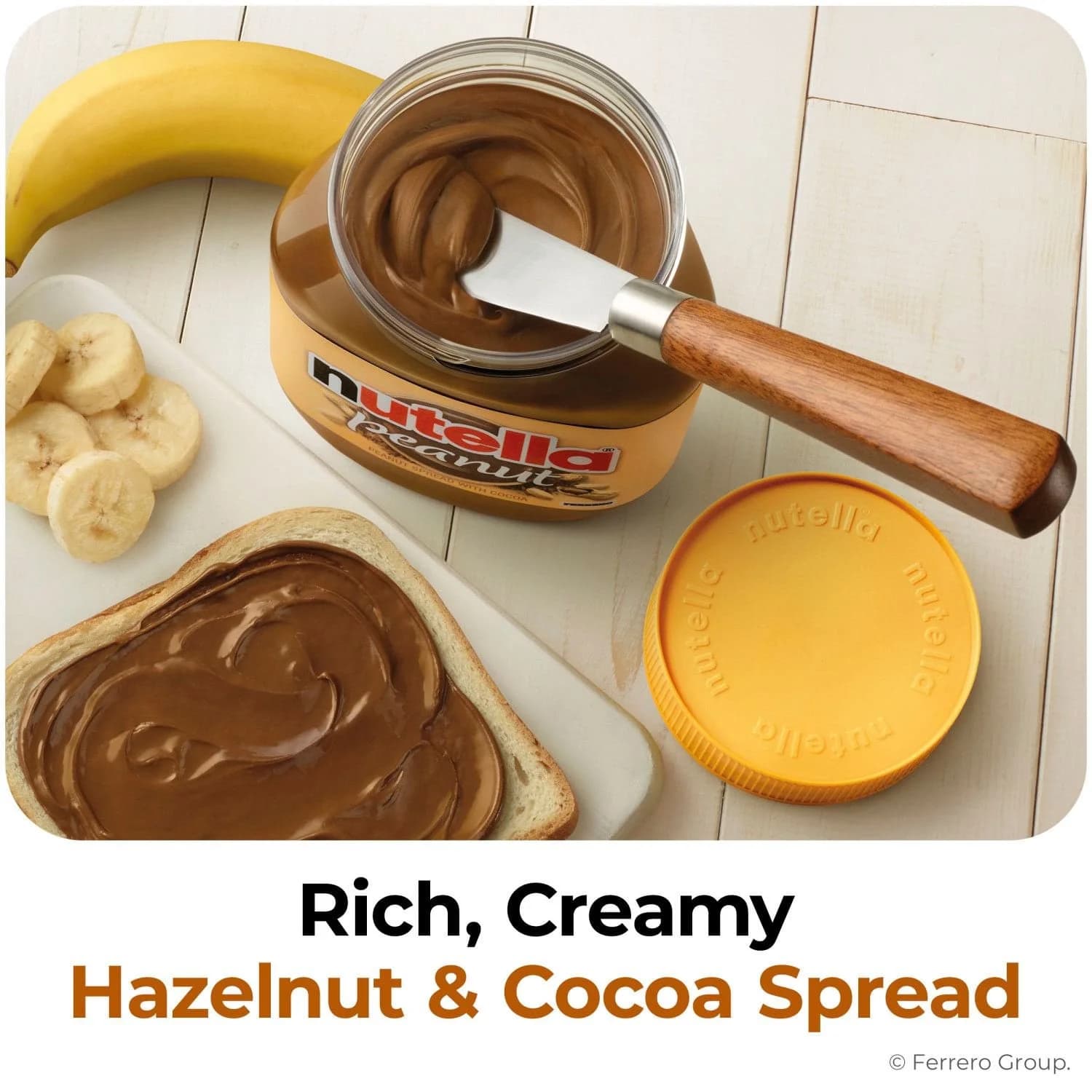 Nutella Peanut Spread, 26.5 oz Jars, 2 Pack — view 4