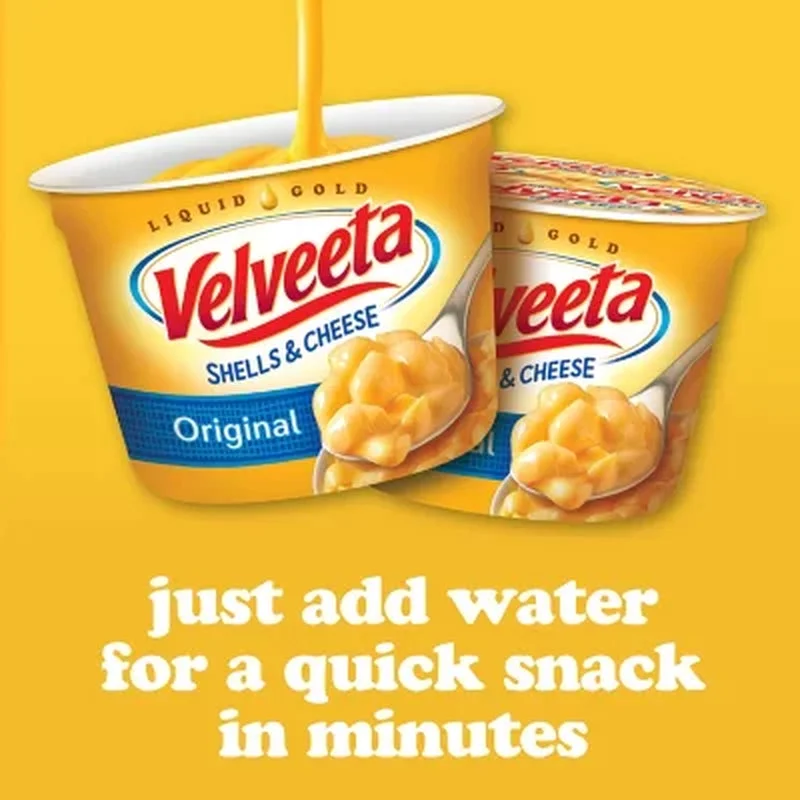 Velveeta Shells and Cheese Original Microwavable Sauce Cups 12 Ct. — view 8