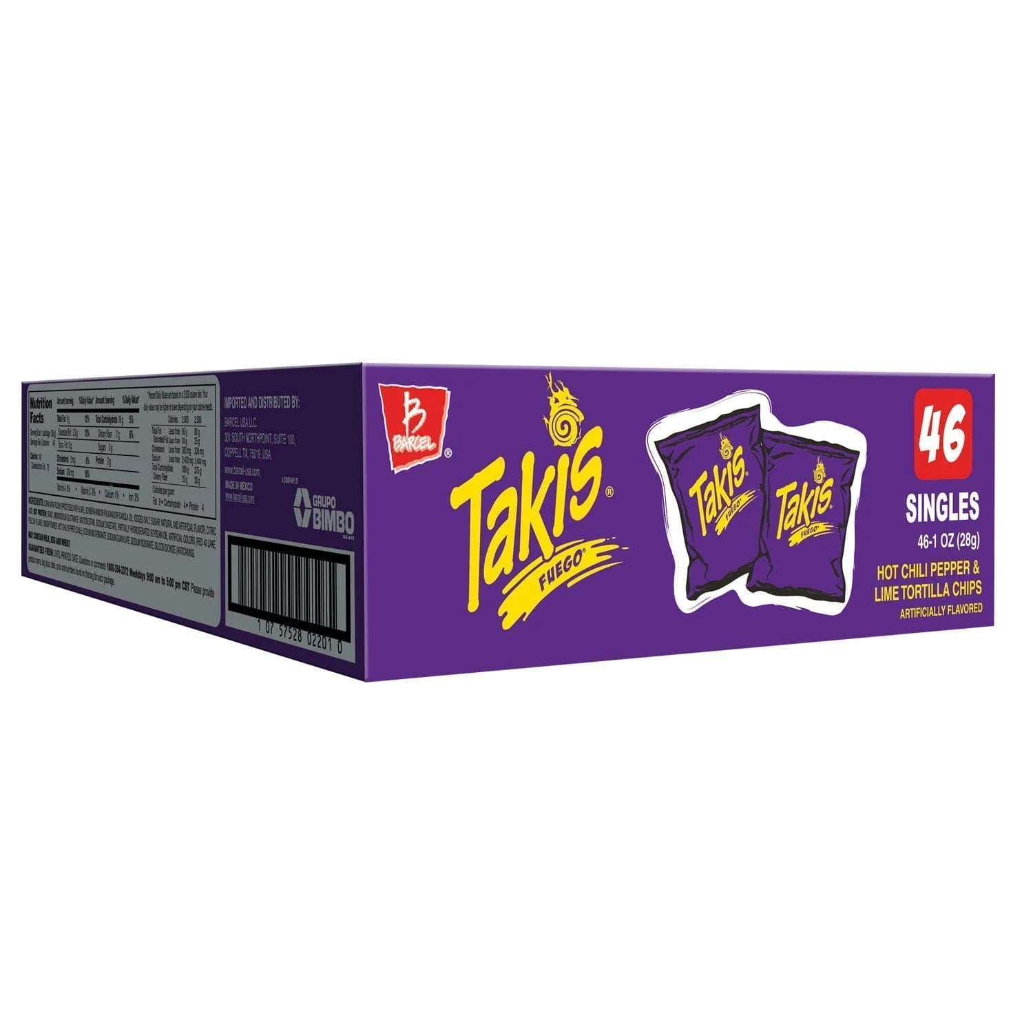 Takis Fuego (1 oz., 46 ct.) A1 (pack of 2)
