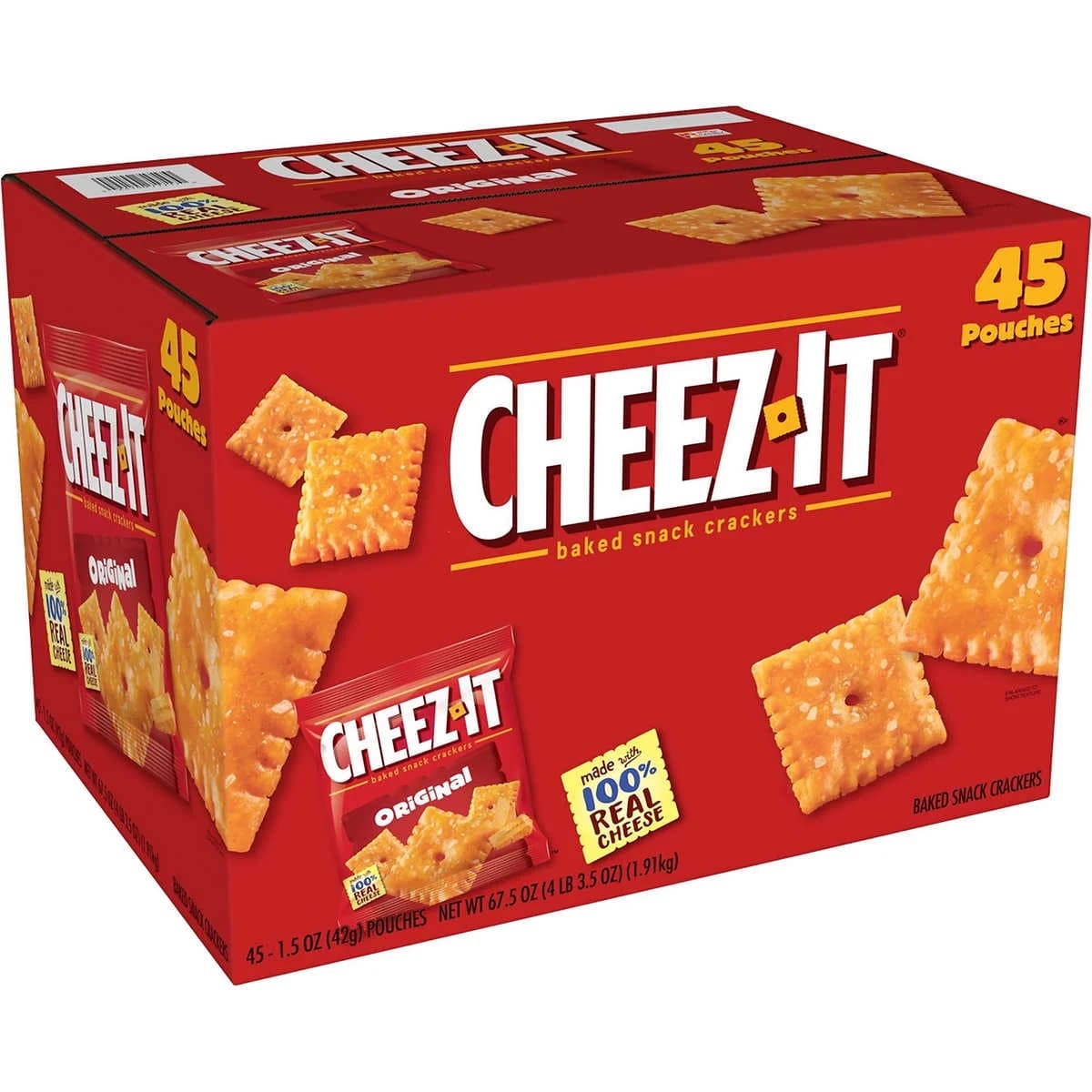 Cheez-It Original Snack Packs (1.5 oz., 45 ct.)