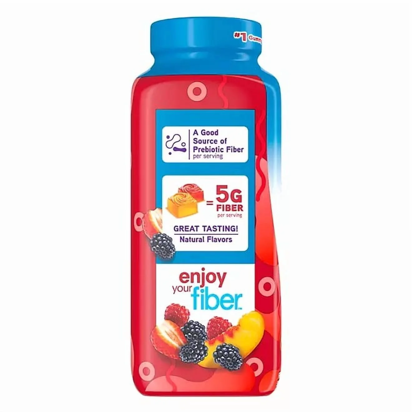 Vitafusion Fiber Well Sugar Free Gummy Vitamin Supplement, 220 ct — view 3