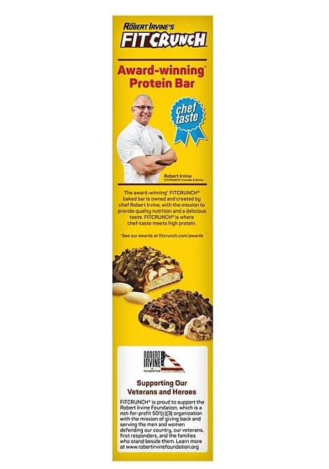 Chef Robert Irvine's FITCRUNCH High Protein Baked Bars, Variety Pack 18 ct. — view 4
