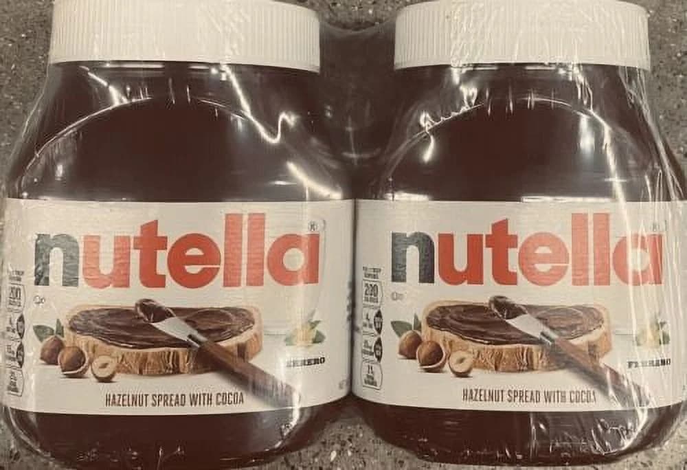Nutella Hazelnut Spread With Cocoa Twin Pack 26.5 oz - 2 JARS