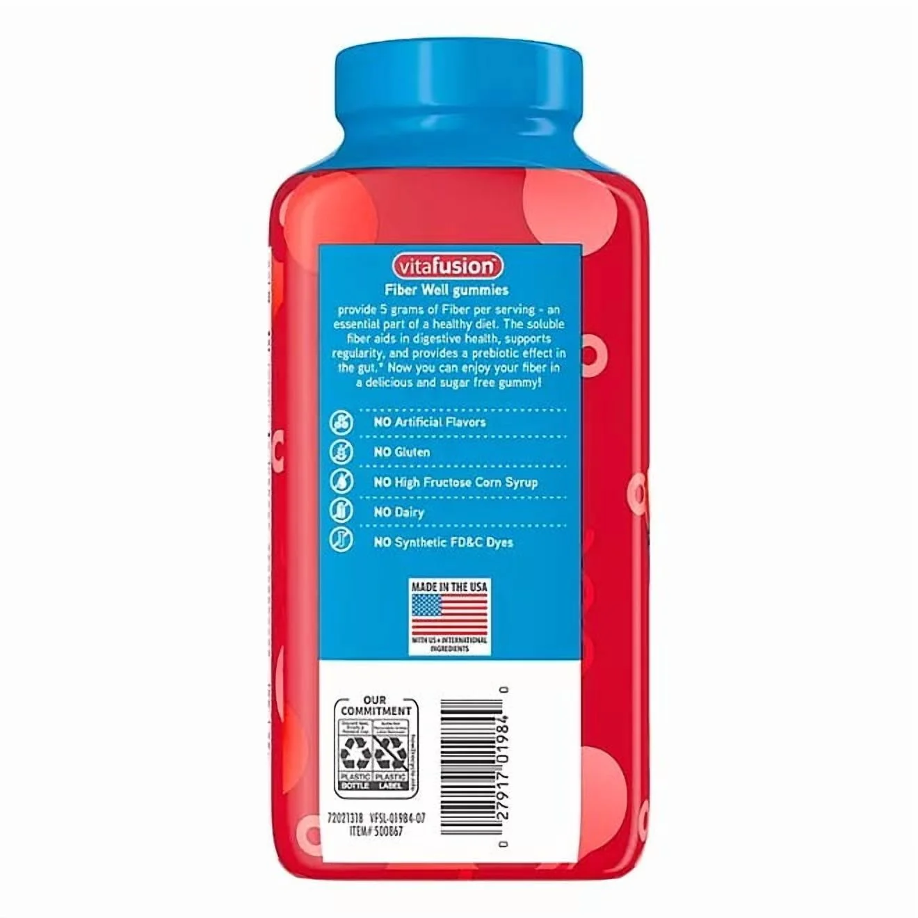 Vitafusion Fiber Well Sugar Free Gummy Vitamin Supplement, 220 ct — view 4