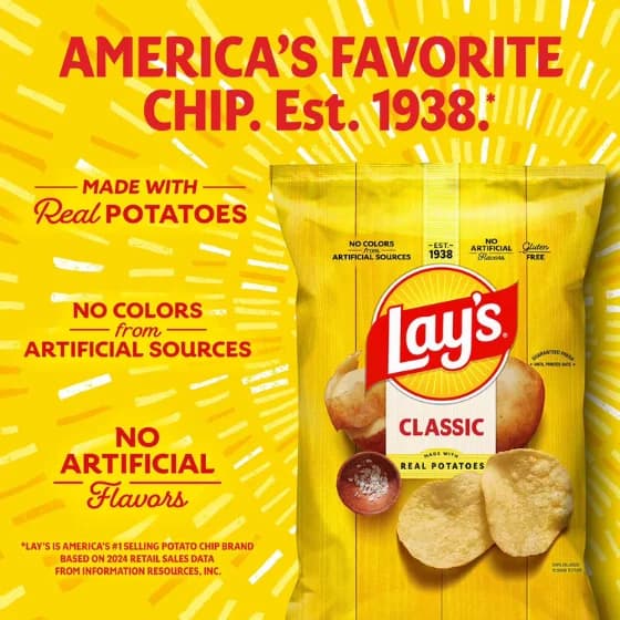 Lay's Classic Potato Chips, 15.625 oz. ( New Edition ) — view 6