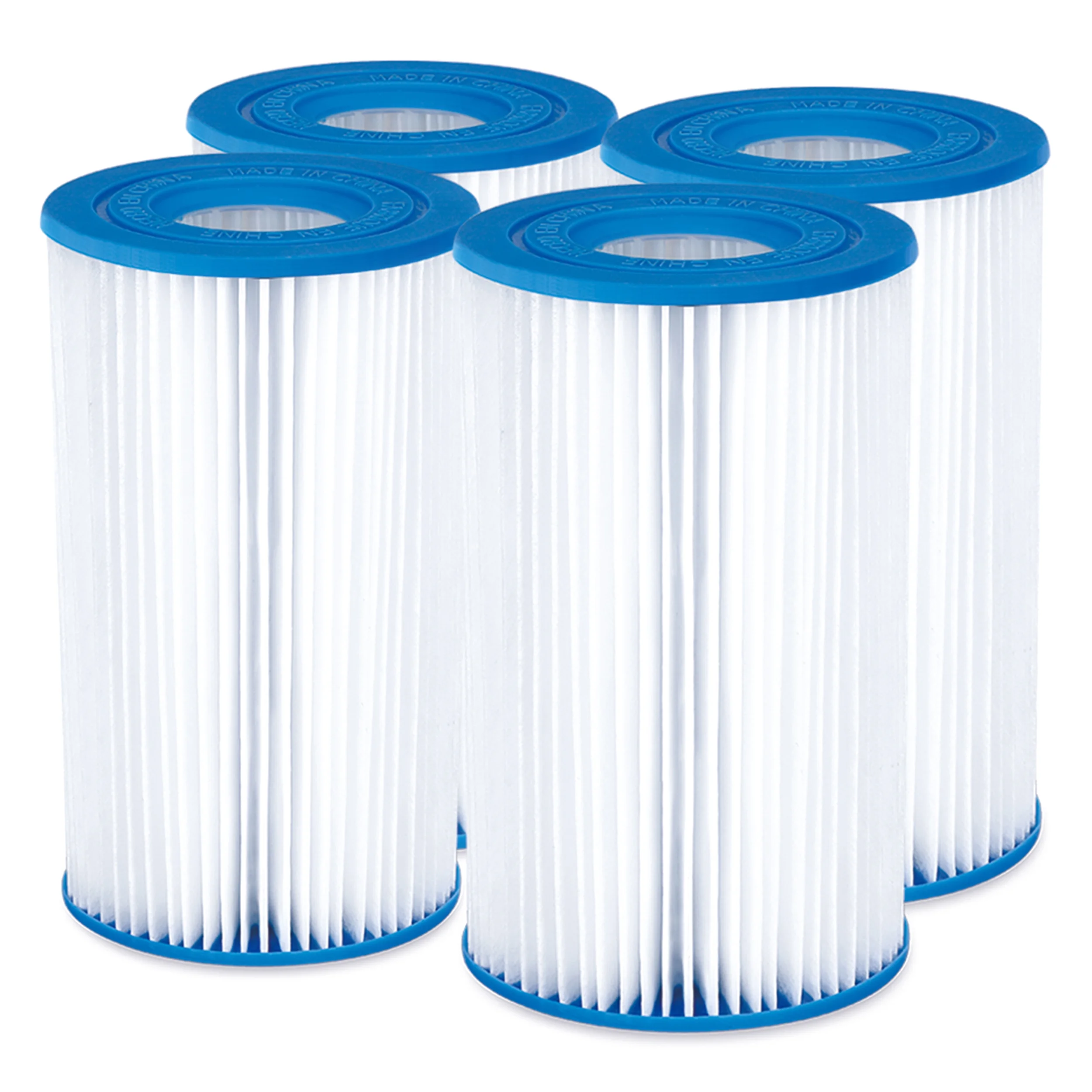 Bluescape Type A/C Pool Filter Cartridge 4-Pack, White
