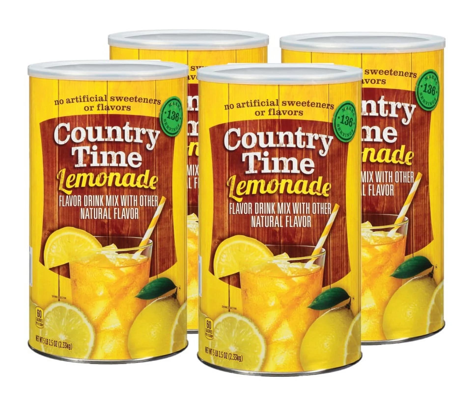4 Pack | Country Time Drink Mix, Lemonade, 82.5 oz — view 2