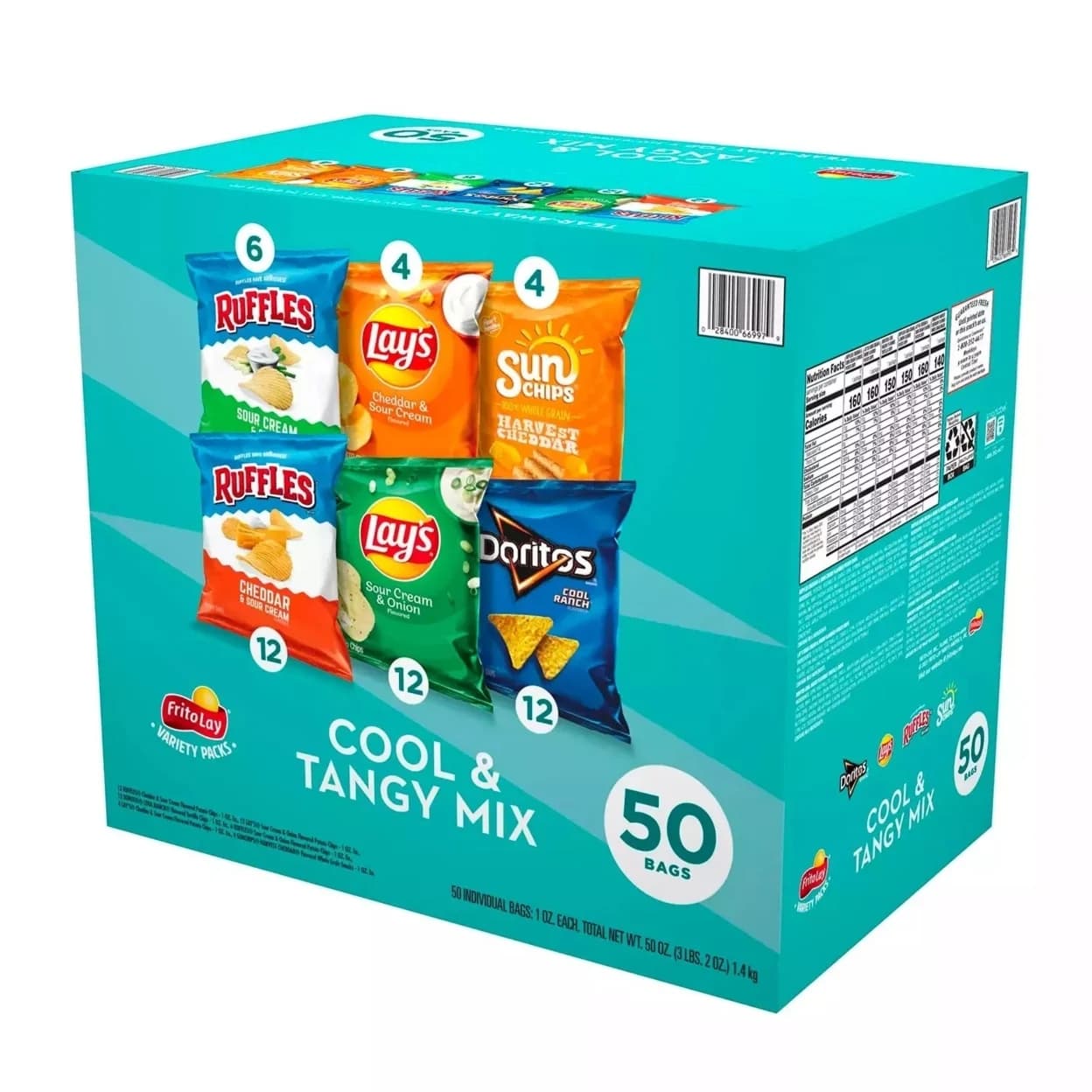 Frito-Lay Cool and Tangy Mix Variety Pack (50 Count) — view 2