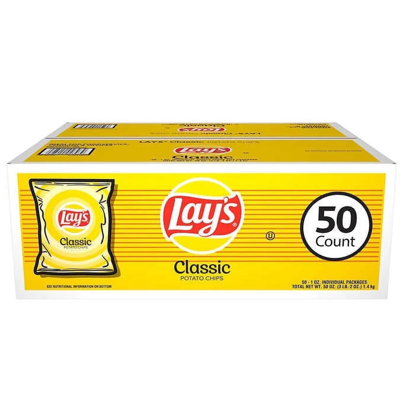 Lay's Classic Potato Chips (1 oz., 50 ct.) — view 2