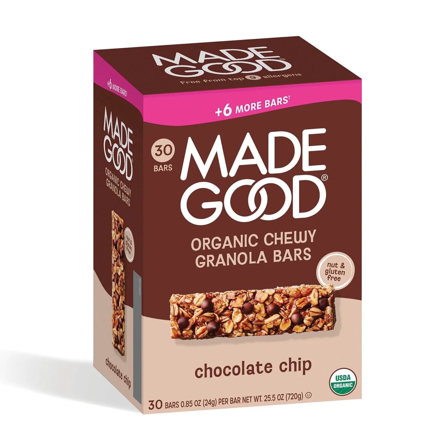 MadeGood Chocolate Chip Granola Bars, .85 oz., 30 ct. — view 2