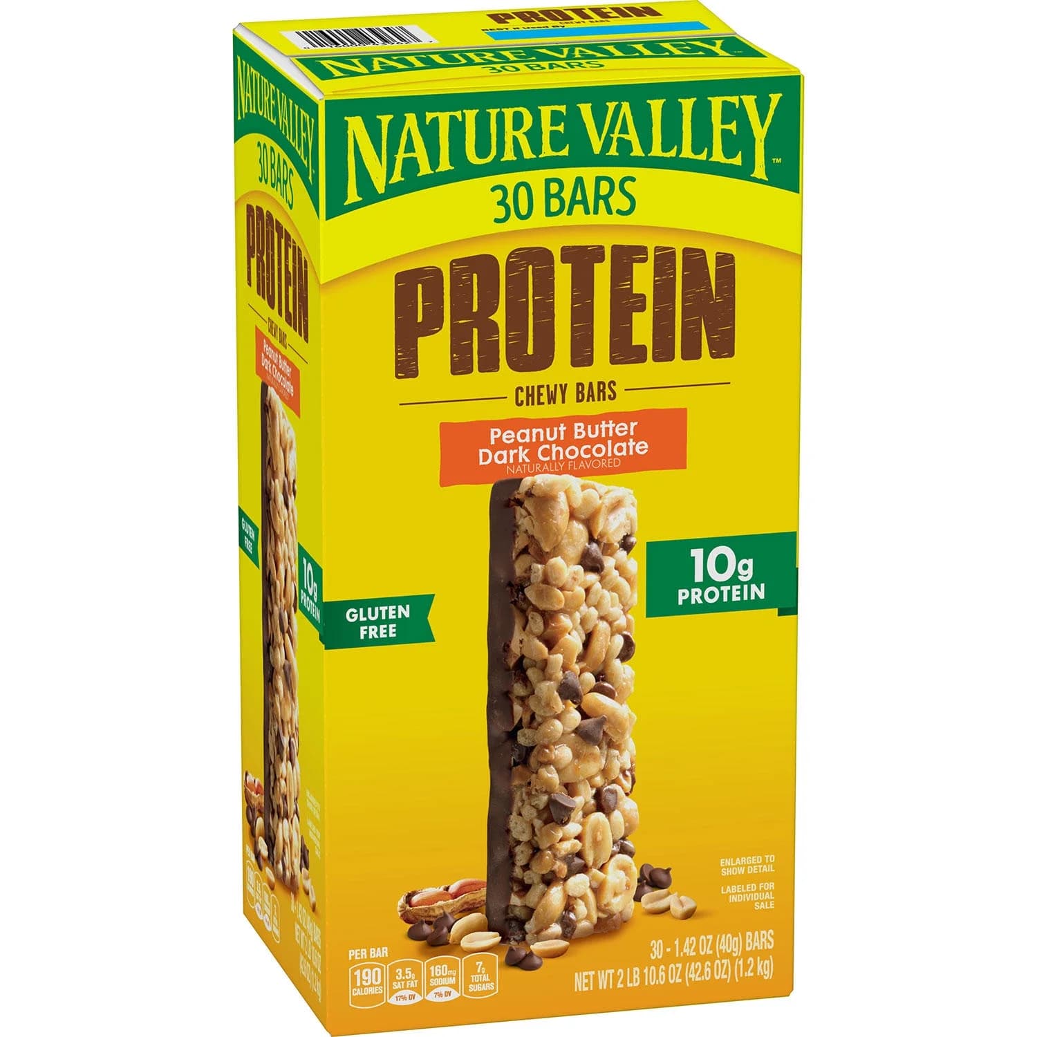 Nature Valley Protein Peanut Butter Dark Chocolate Chewy Bars 36.92 oz — view 2