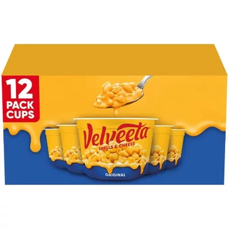 Velveeta Shells and Cheese Original Microwavable Sauce Cups 12 Ct. — view 2
