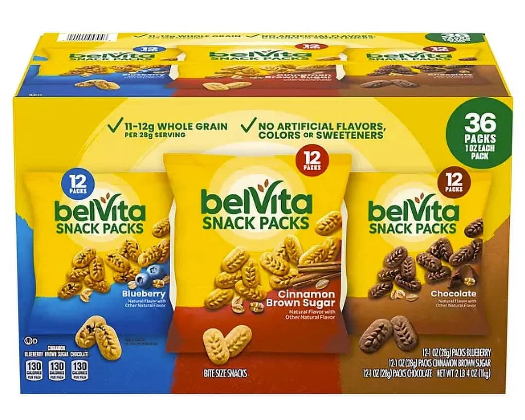 belVita Bites Breakfast Biscuits Variety Pack (36 pk.) — view 2